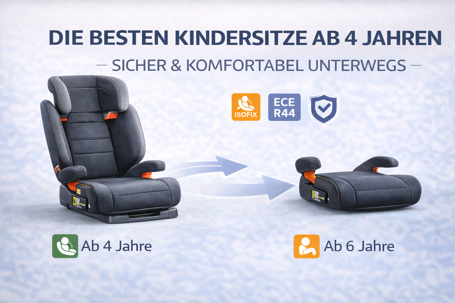 DIE BESTEN KINDERSITZE AB 4 JAHREN – SICHER & KOMFORTABEL UNTERWEGS
