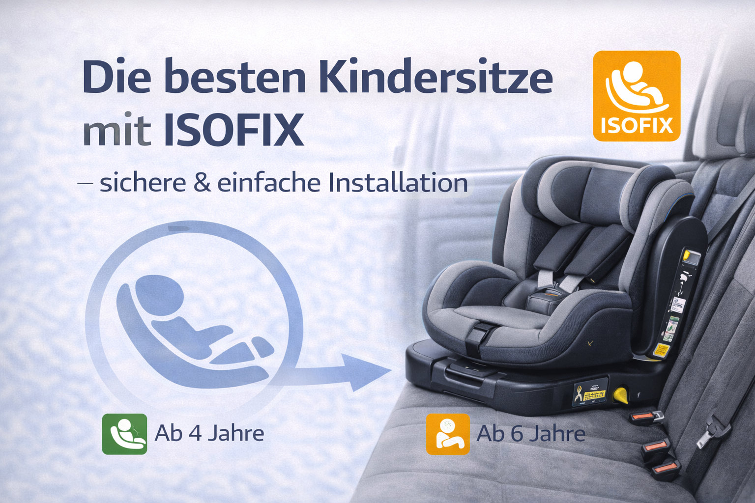 Die besten Kindersitze mit ISOFIX – sichere & einfache Installation